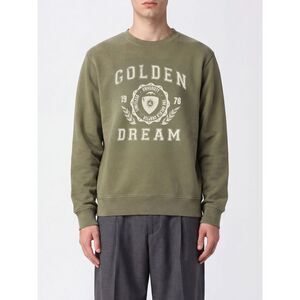 Golden Goose Men Golden Goose Crewneck Cotton Sweatshirt With Contrasting Logo